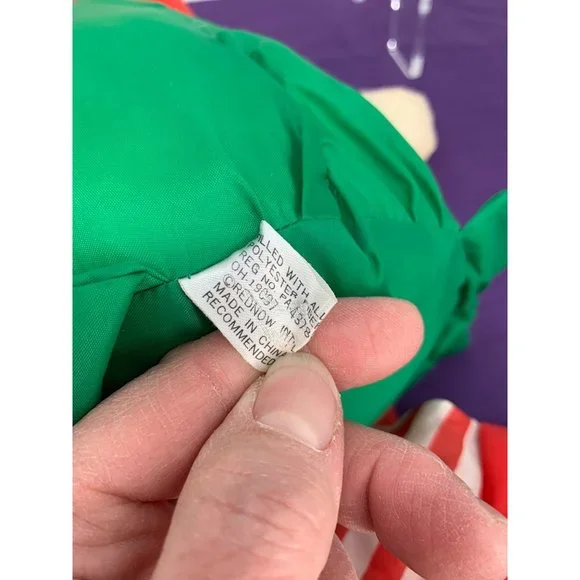 Right Now international elf parachute, nylon material, vintage Christmas 15 inch - Picture 8 of 12